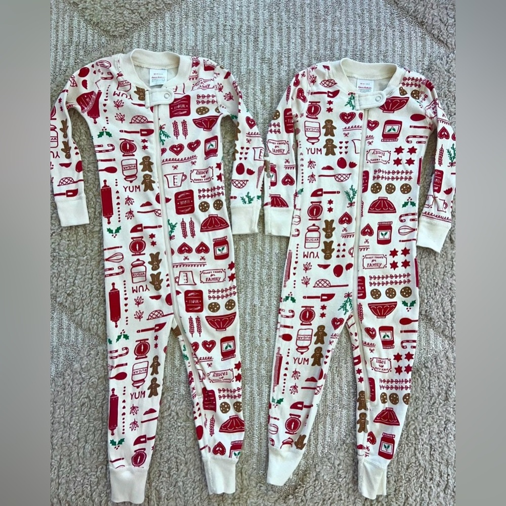 Hanna Andersson Gingerbread Christmas Pajamas! 2T